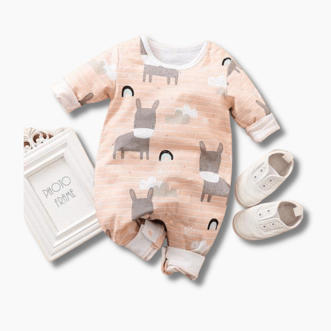 Girl's Clothing Cartoon Print Jumpsuit