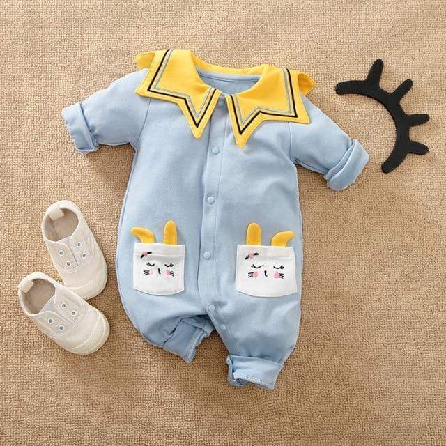 Baby Clothes 4 / 0-3 Months Cartoon Romper