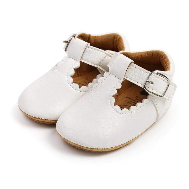 Shoes White / 13-18M Classic T-Strap Shoes