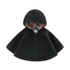 Girl&#39;s Clothing Black / 6-9M cotton hooded plaid style Coat