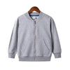 Boy&#39;s Clothing Gray / 24M Cotton Zipper Solid Jacket