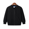 Boy&#39;s Clothing Black / 10T Cotton Zipper Solid Jacket