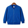 Boy&#39;s Clothing Blue / 7T Cotton Zipper Solid Jacket