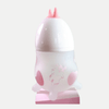 Pink Cow Print Silicone Baby Bottle