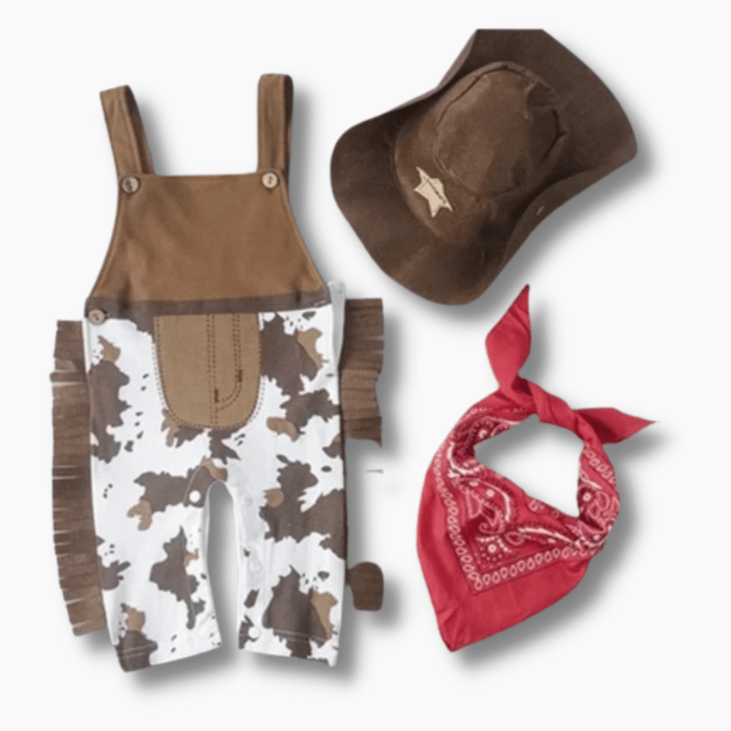 Boy's Clothing Cowboy Romper Outfit