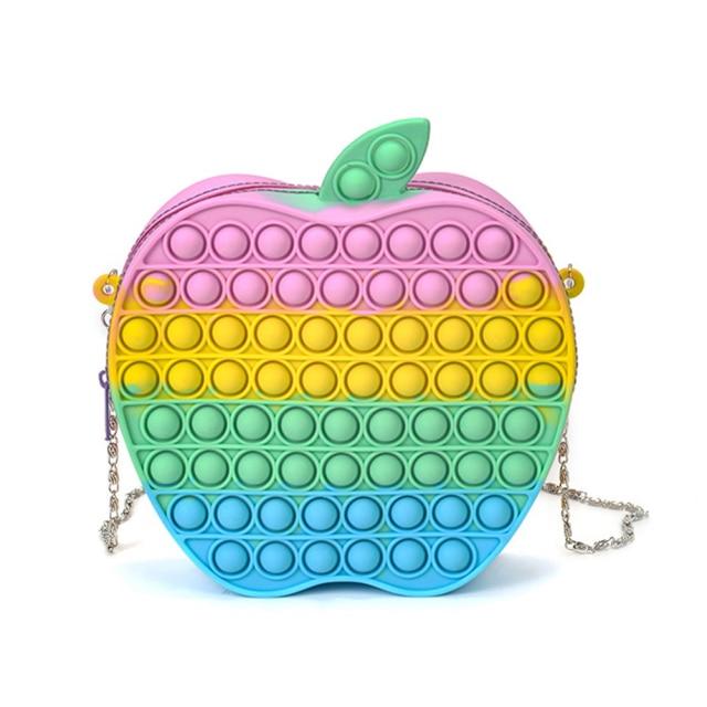 Cute Apple Fidget Chain Bag