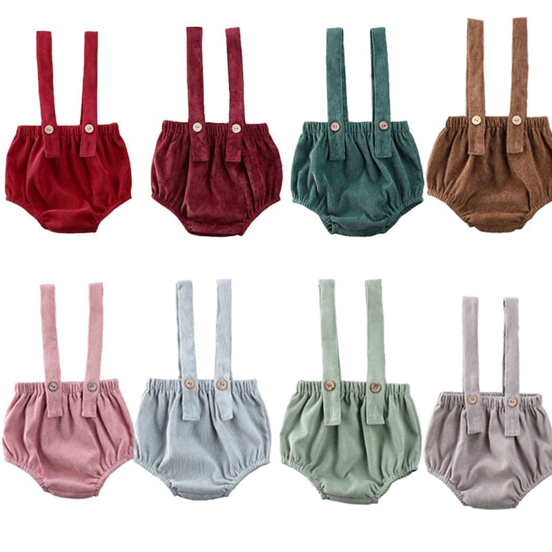 Cute Corduroy Suspender