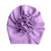 Lilac Cute Flower Baby Hat
