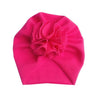 Hot Pink Cute Flower Baby Hat