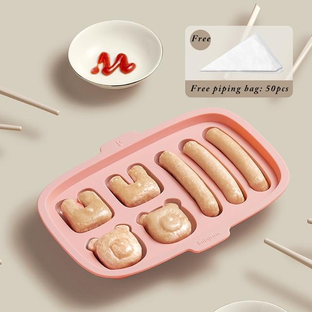 Pink Cute Shape DIY Sausage Making Mold
