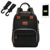 Diaper Bag TQ03-black-USB Daddy Diaper Backpack Bag