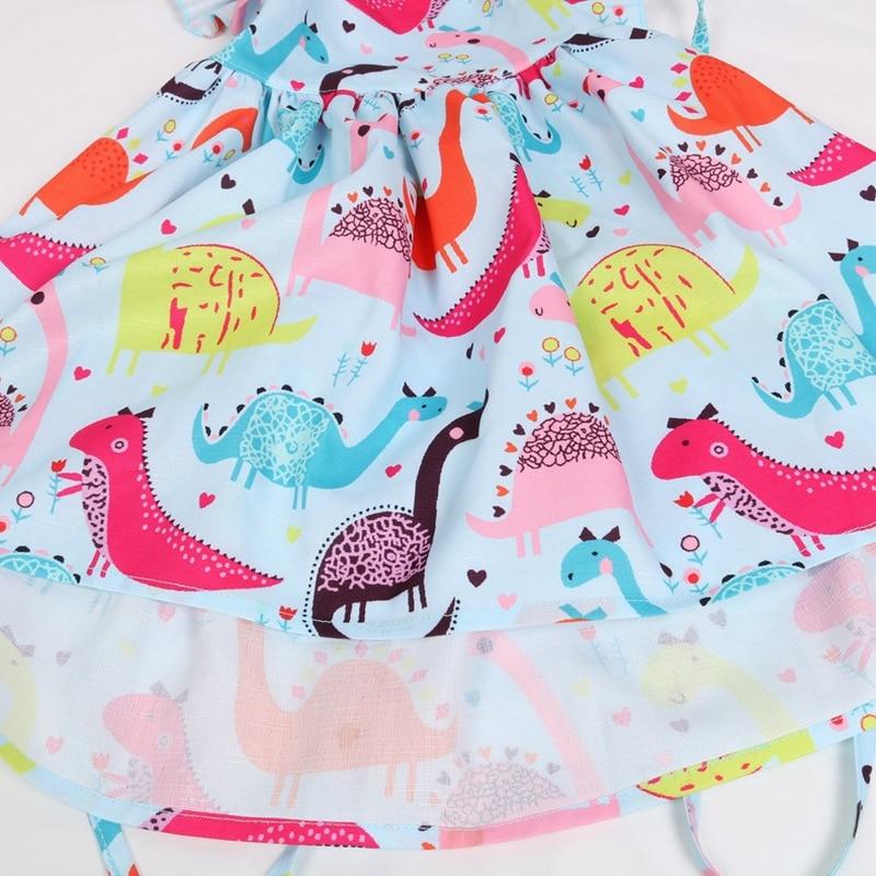 Girl's Clothing Dinosaur Animal Pattern Dress