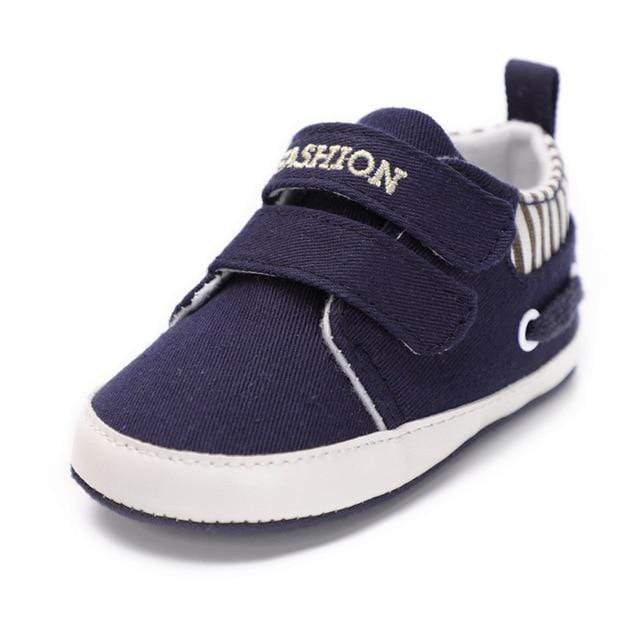 Shoes Blue / 0-6M Double Straps Canva Shoes