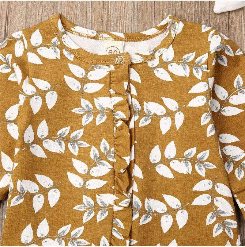 Girl's Clothing Elegant Floral Romper Jumpsuit