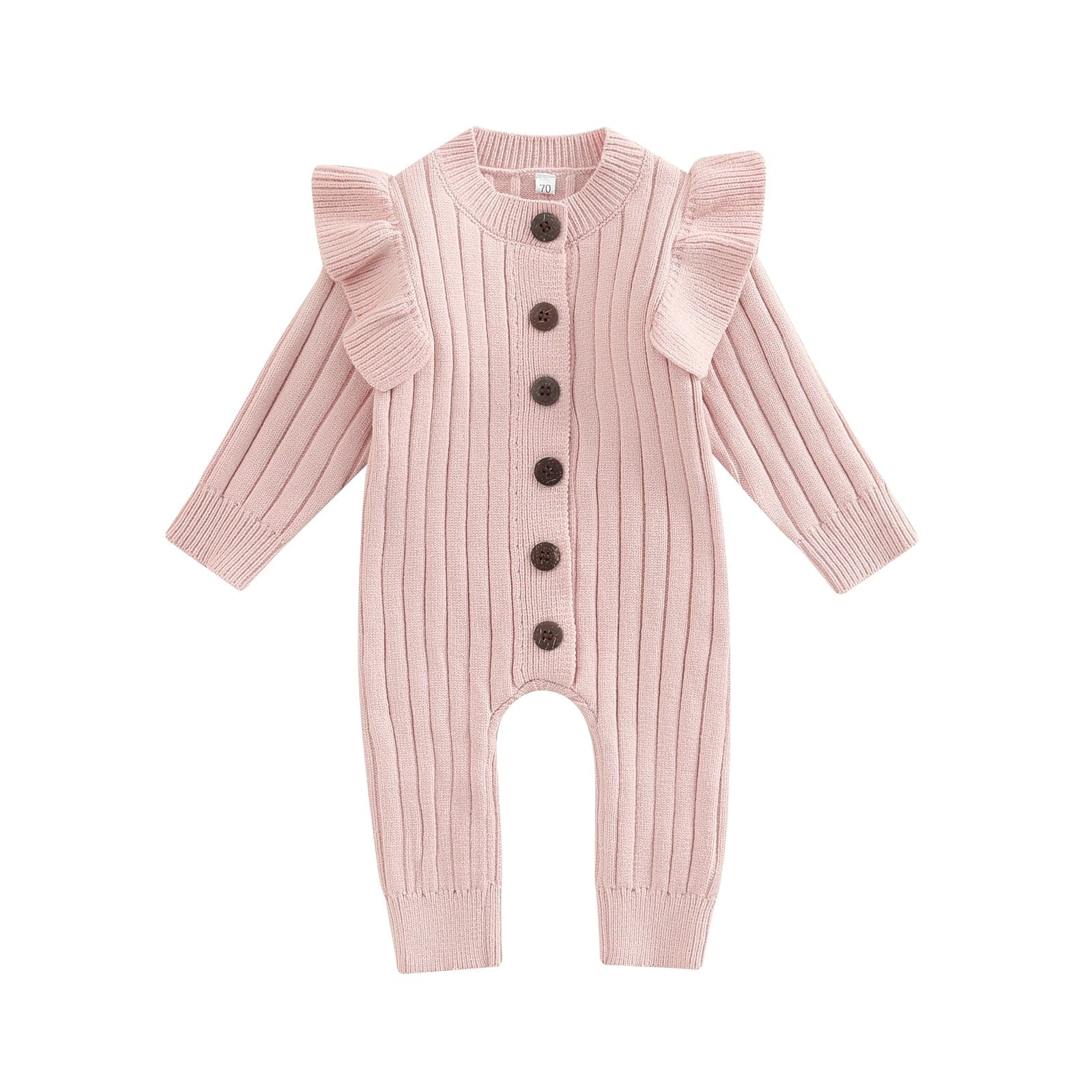 Pink / 3-6Months Fall Baby Romper