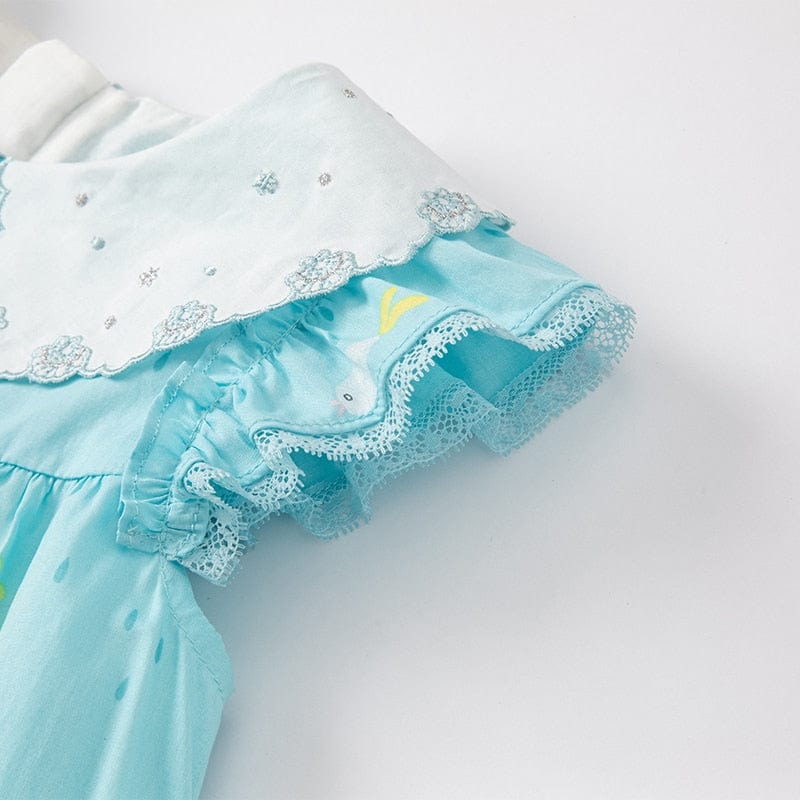 Fish Print Sleeveless Dresses