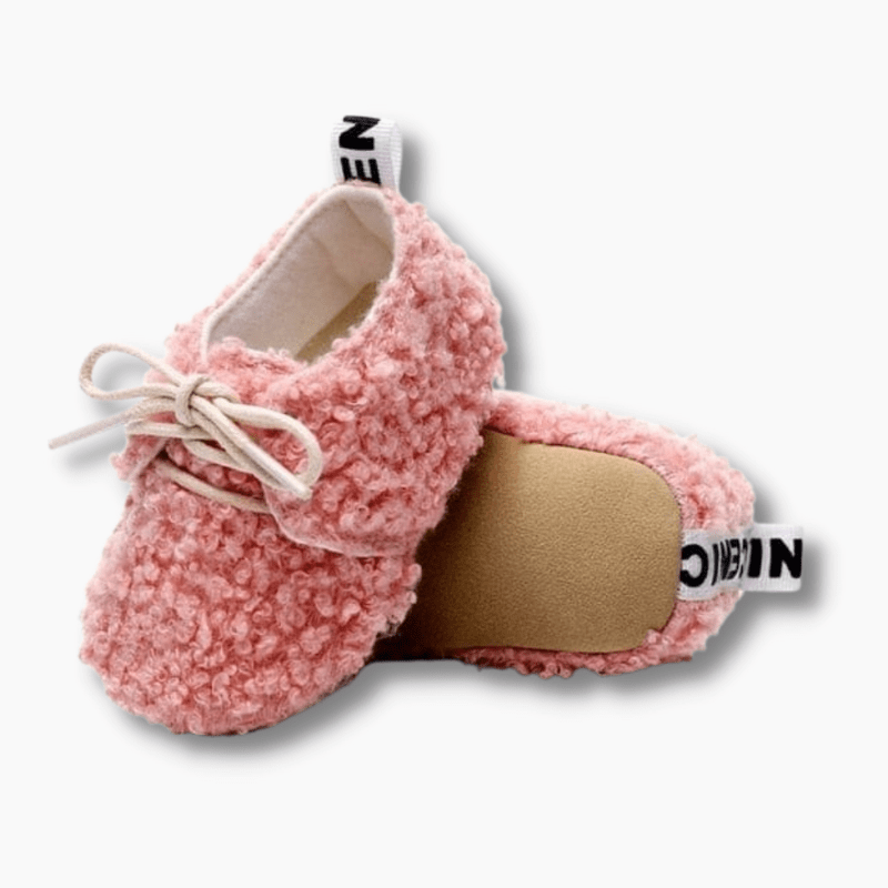 Baby & Toddler Fluffy Lace-up Baby Shoes