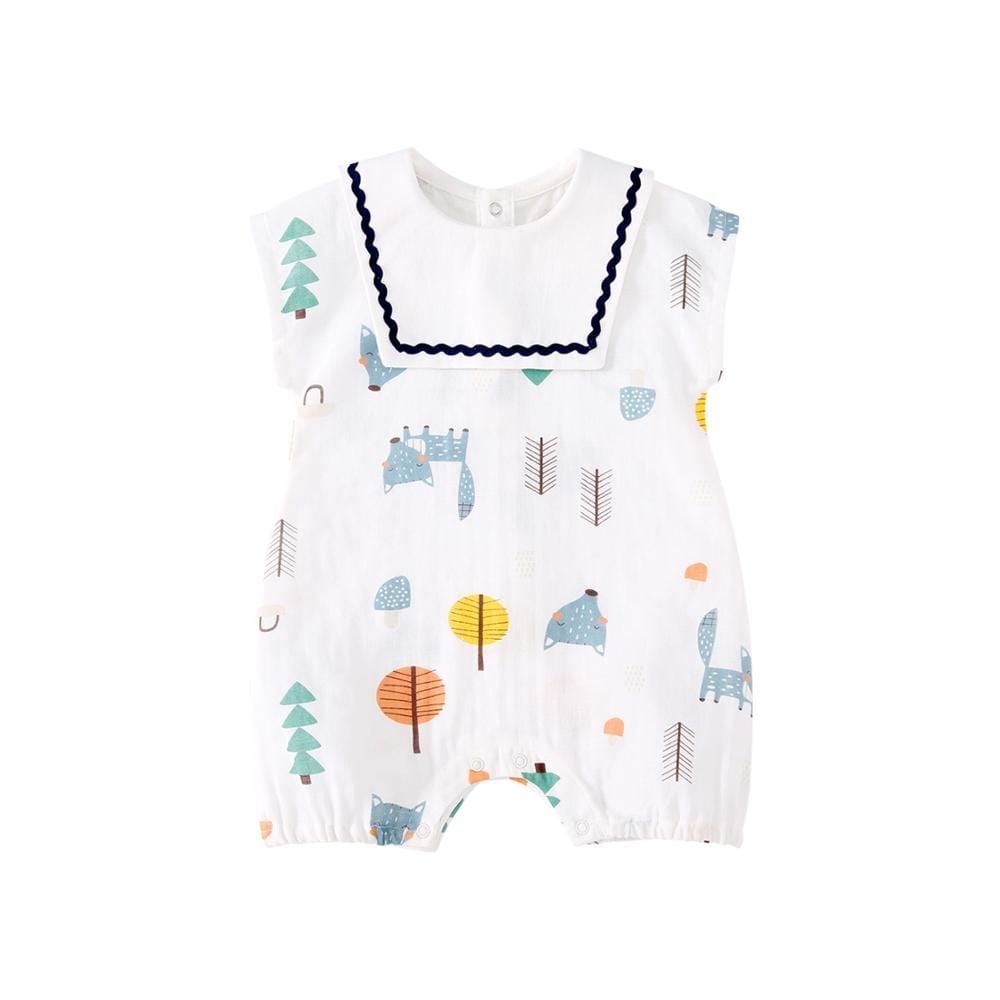 Fox Cartoon Romper
