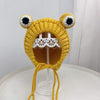 yellow Without Wool Frog Earflap Beanie Cap