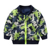 Boy&#39;s Clothing Navy / 2T Fun Print Dino Jacket