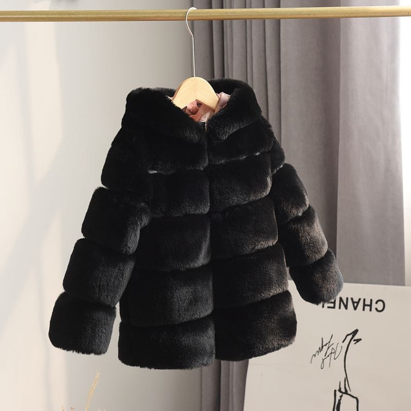 Girls Faux Fur Coat