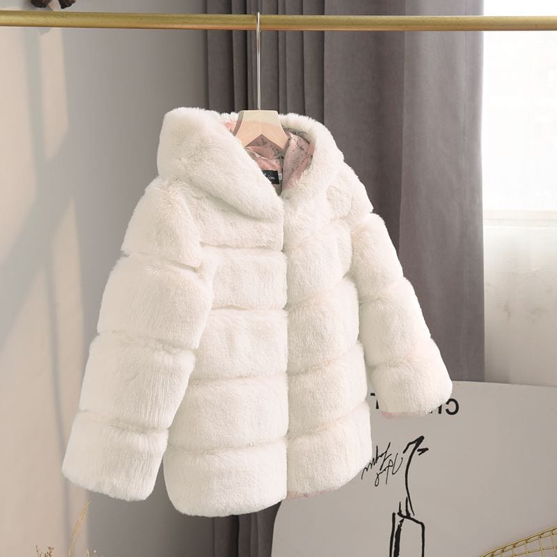 Girls Faux Fur Coat