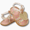 Baby &amp; Toddler Heart Decor Braided Detail Girl Sandals