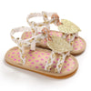 C1 / 0-6 Months Infant Baby Girl Princess Weave Sandals