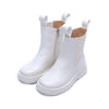 Shoes Beige High / 30-(5.5Y) Kids Leather Boots(Gone from the supplier)