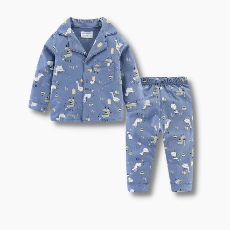 Boy's Clothing Kids Long Sleeve Pajamas Set
