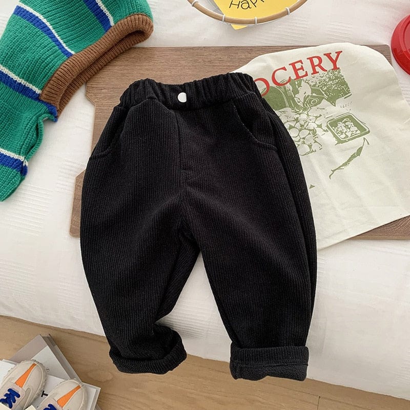 mk268black / 12M / China Kids Pants Solid