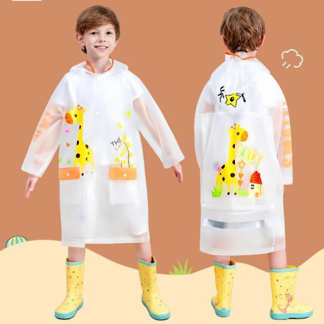 Girl's Clothing picture color 15 / L(105-115CM) Kids Raincoat Waterproof