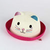 Girl&#39;s Clothing Rose Red Kitty Straw Cap