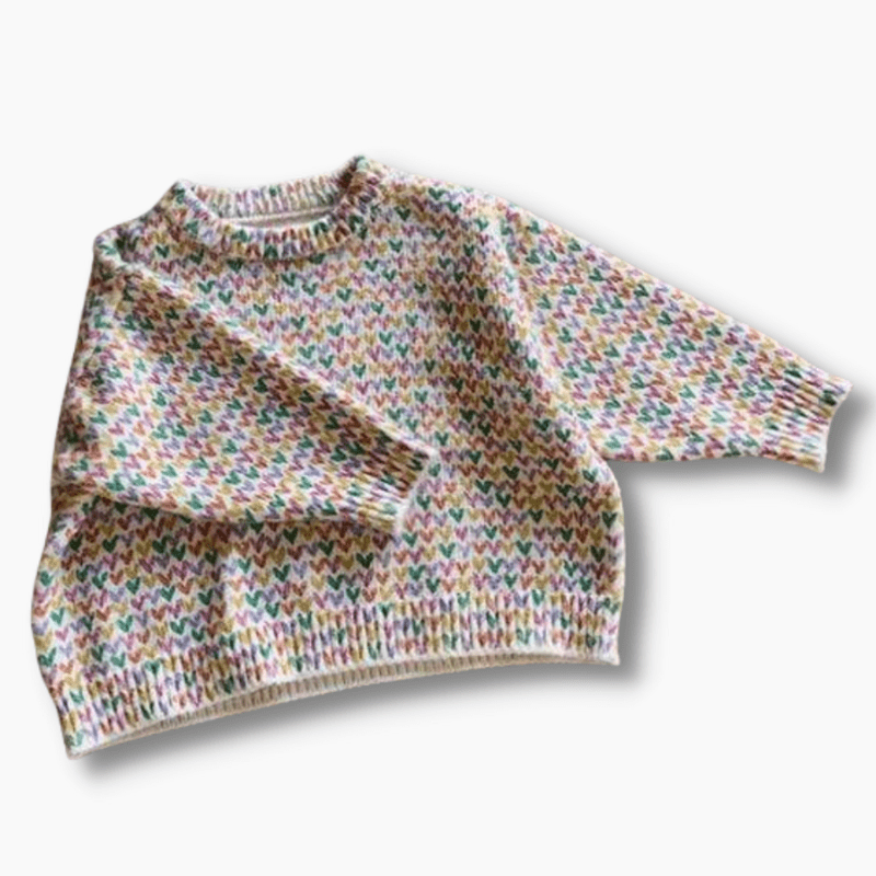 Girl's Clothing Knitted Casual Loose Sweater