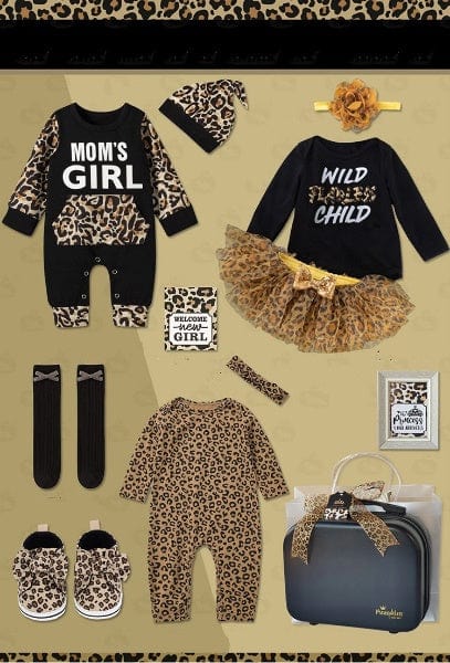 0-3M / Leopard Leopard Print Gift Set