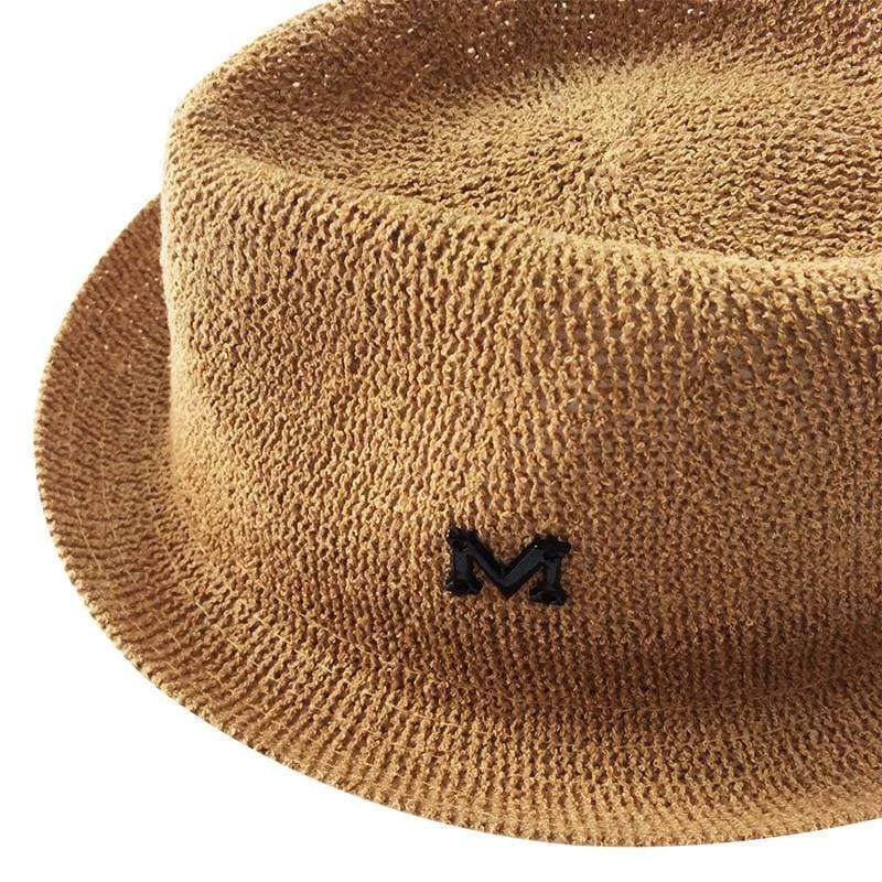 Boy's Clothing Letter M Straw Cap