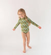 Girl&#39;s Clothing pineapple / child-90 Long Sleeve Swimwear
