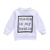 Girl&#39;s Clothing White / 12M Mama Is My Bestie Sweatshirt