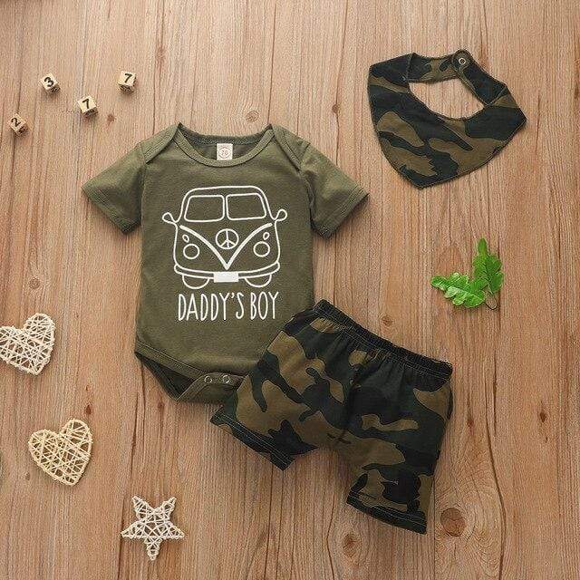 A / 18M / China Top Camouflage Print Pants