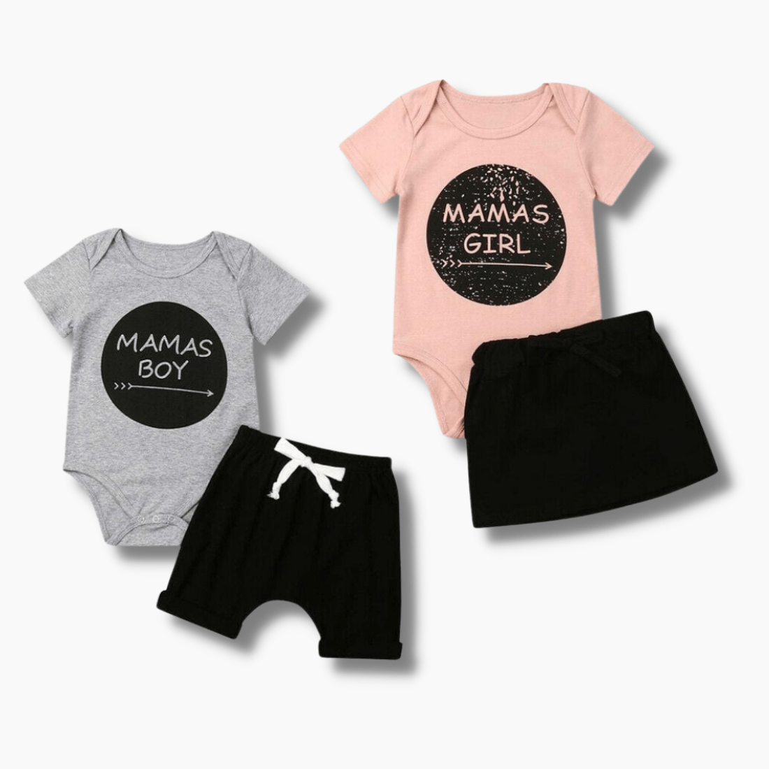 Girl's Clothing Mamas Boy Girl/Boy Romper Outfit