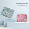 Diaper Bag Green + Pink Set Modern Designed Diaper Bag