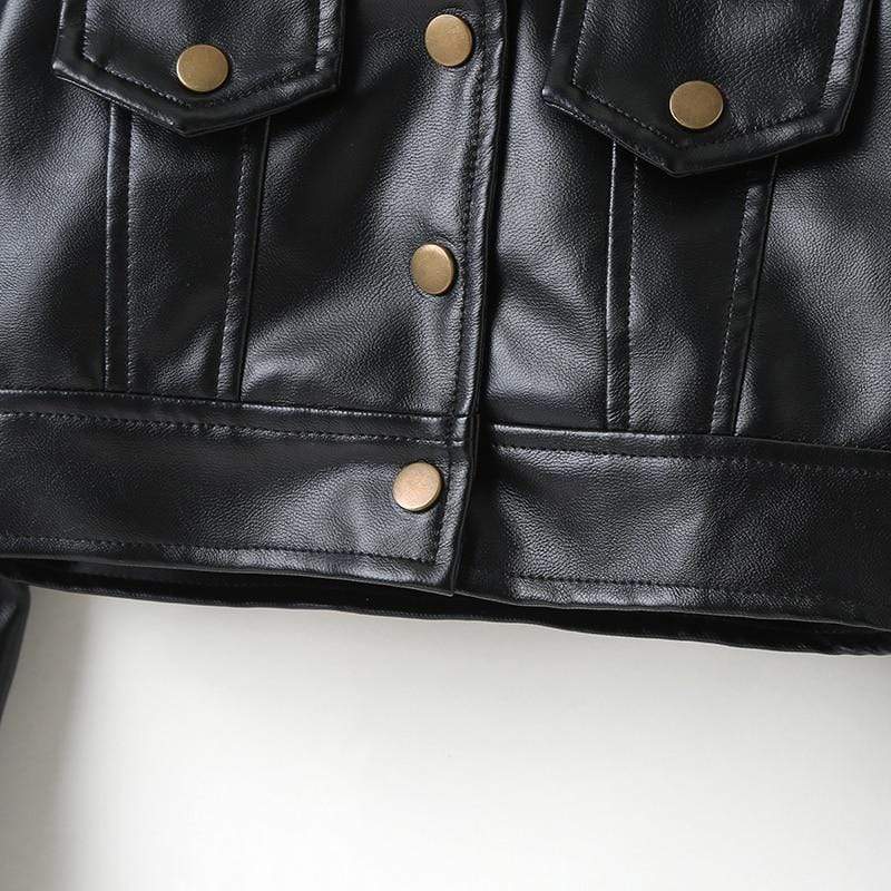 Girl's Clothing Motorcycle Punk Leather
