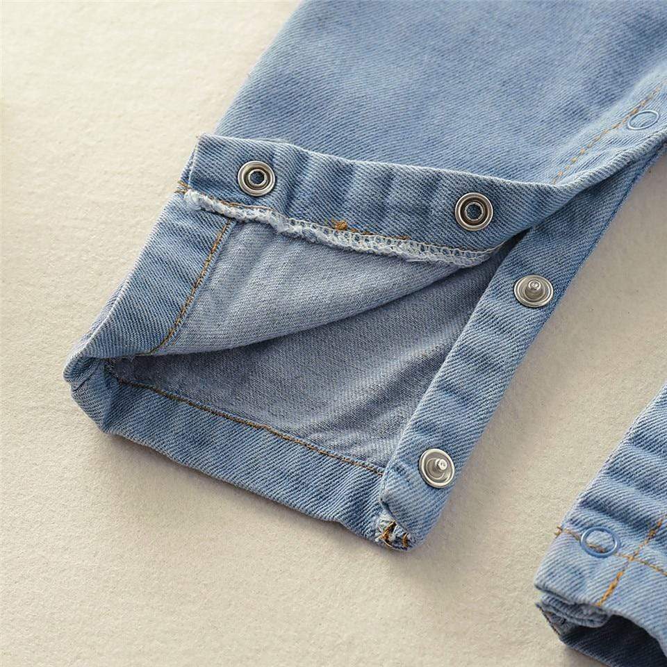 Girl's Clothing One Piece Jumpsuits Navy Jean