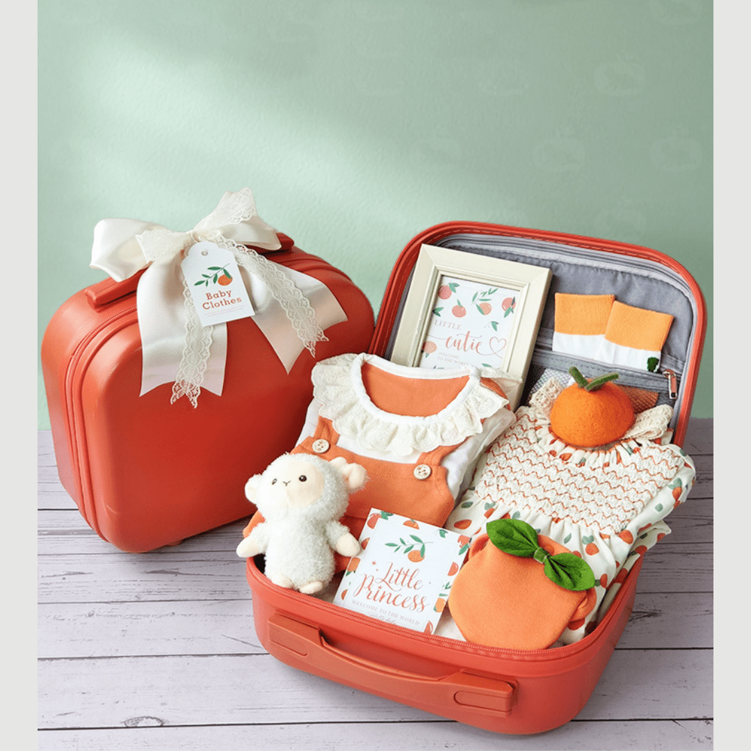 Baby & Toddler Orange Themed Baby Girl Gift Set