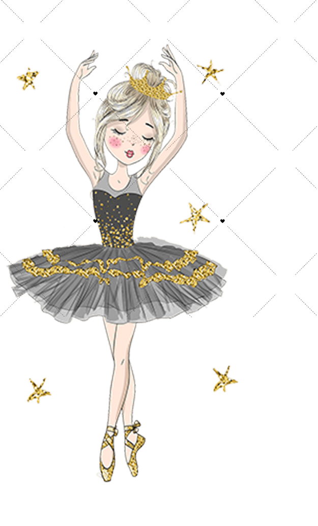 design 1 with name / white bag Personalized Dance Girl Pencil Case