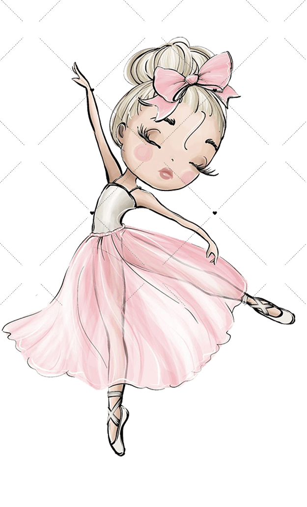 design 5 with name / white bag Personalized Dance Girl Pencil Case