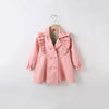 Girl&#39;s Clothing Pink / 4T PU Leather Fashion Leather Dresses