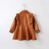 Girl&#39;s Clothing PU Leather Fashion Leather Dresses