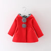 Girl&#39;s Clothing Red / 9M Rabbit Long Ears Hooded Coat