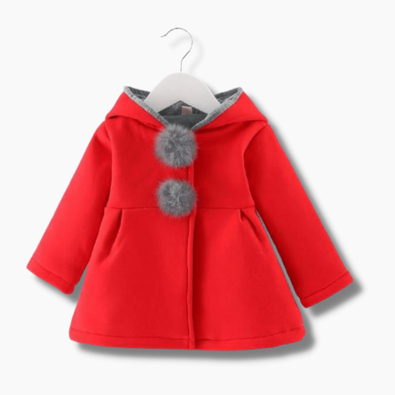 Girl's Clothing Rabbit Long Ears Hooded Coat
